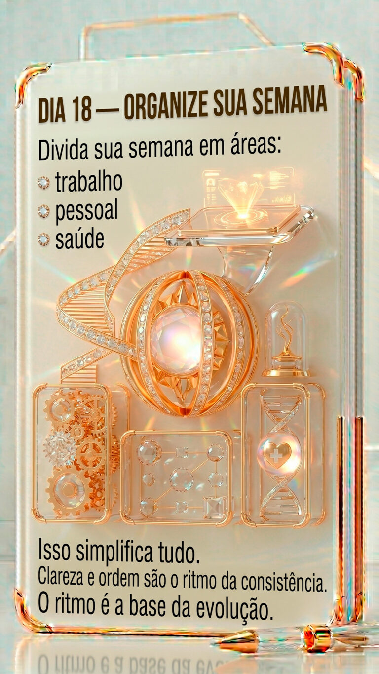 ORGANIZA SUA SEMANA