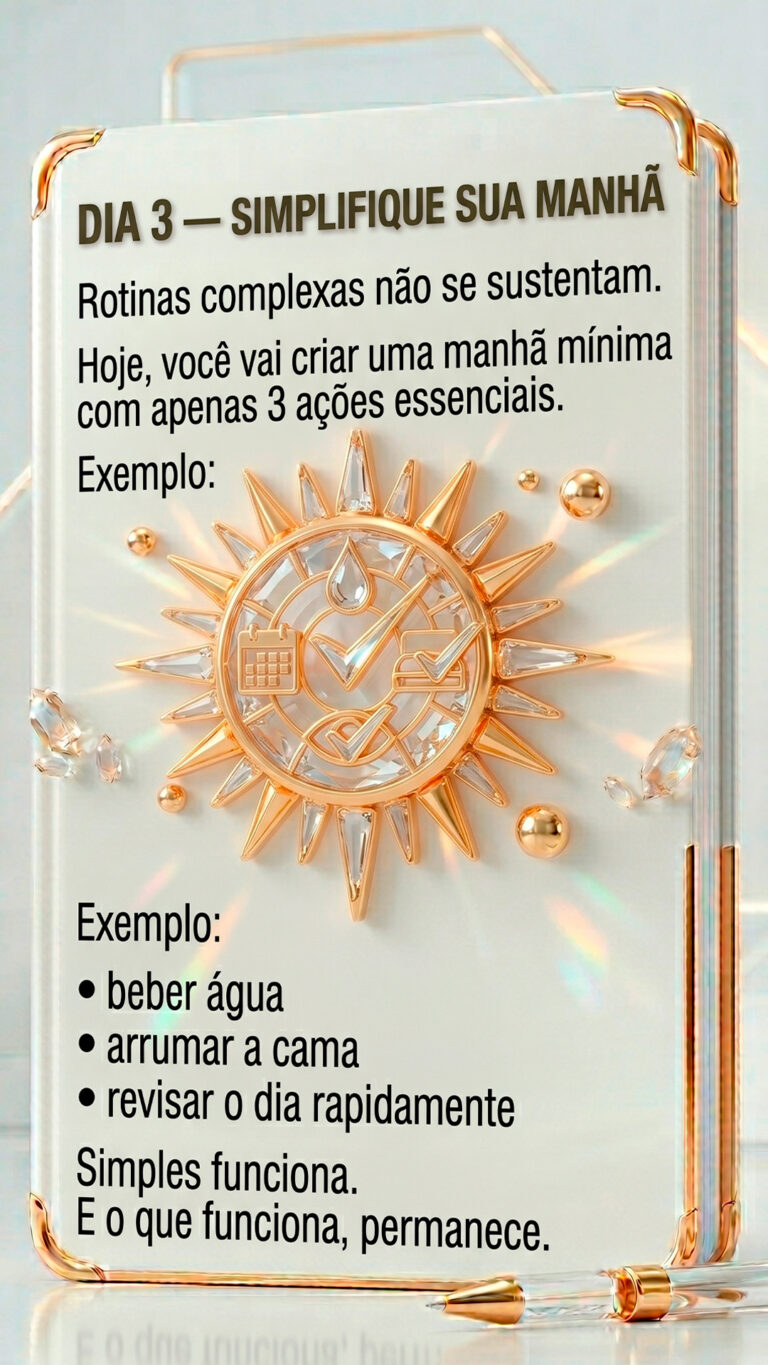 SIMPLEFIQUE A SUA MANHÃ